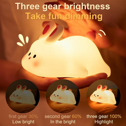 Cute Bunny Night Lamp – Soft Glow for Cozy Rooms